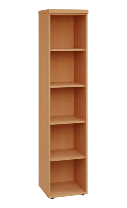 SIN 5 - 4N kancelářská skříň, nika, 1820x400x400, buk royal